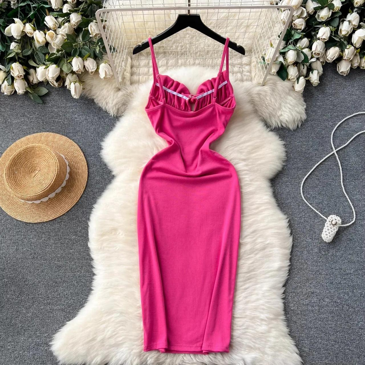Aura Ruched Midi Dress