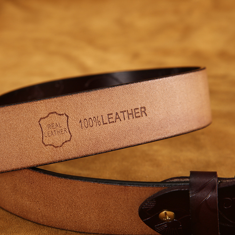 Aveline Classic Stitch Leather Belt