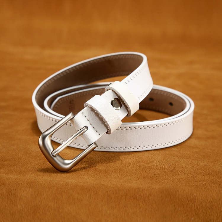 Aveline Classic Stitch Leather Belt
