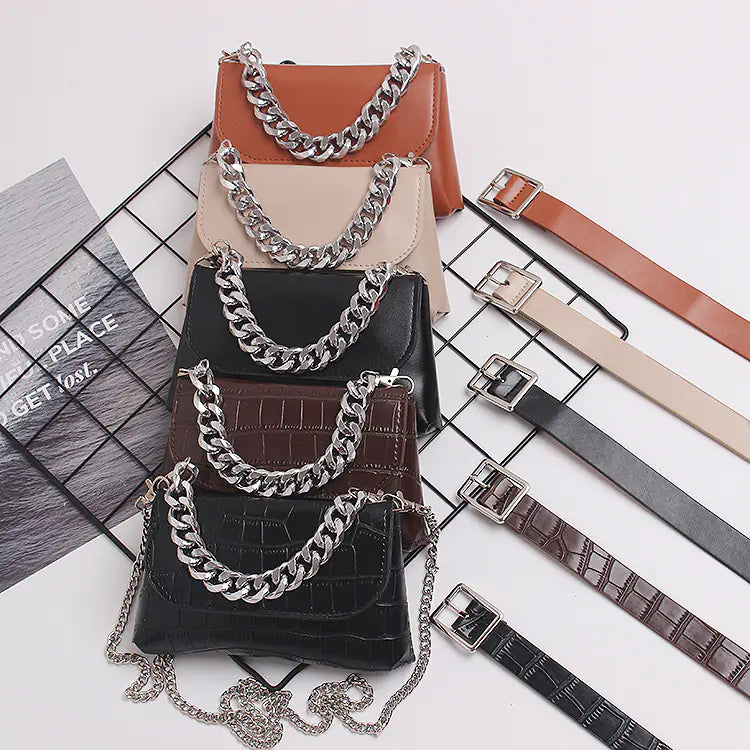 Moonlink Convertible Chain Belt Bag