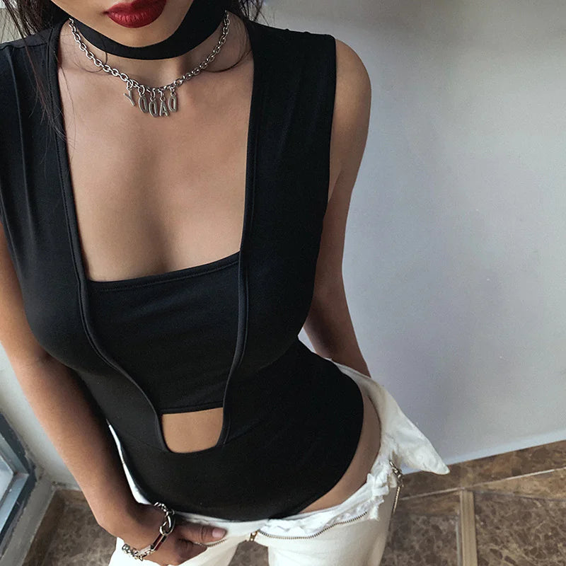Nocturne Cutout Bodysuit