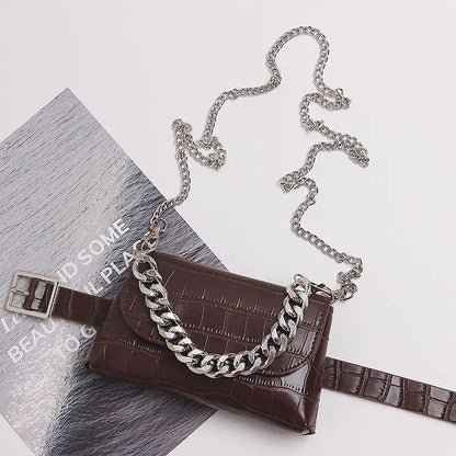 Moonlink Convertible Chain Belt Bag