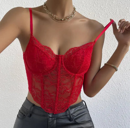 Moonlace Sculpted Lace Corset Top
