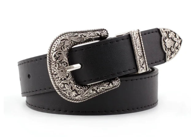 Ravena Embossed Buckle Belt