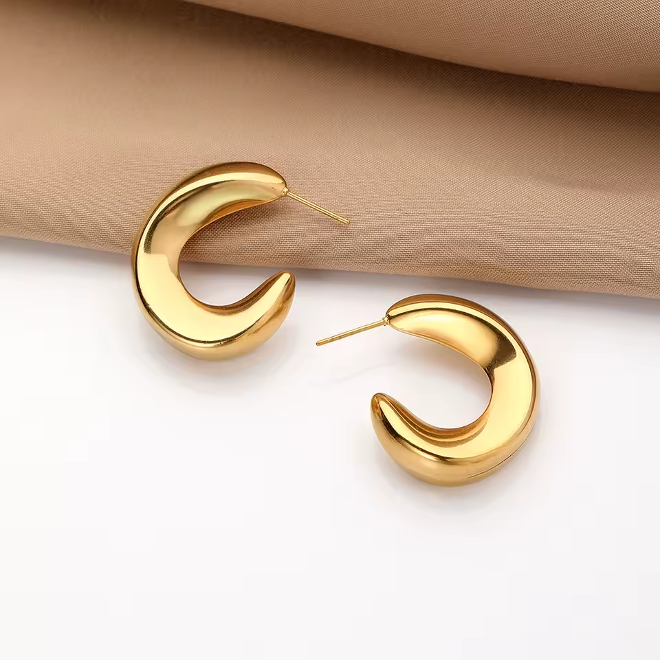 LustréForm Earrings – Soluna Crescent