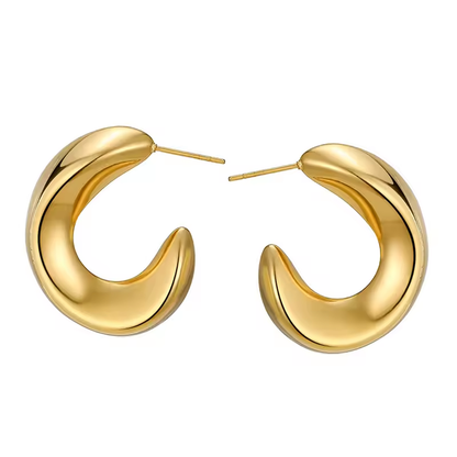 LustréForm Earrings – Soluna Crescent