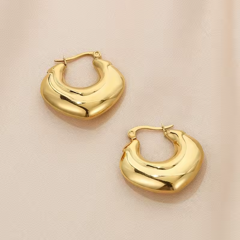 LustréForm Earrings – OroTide Hoop