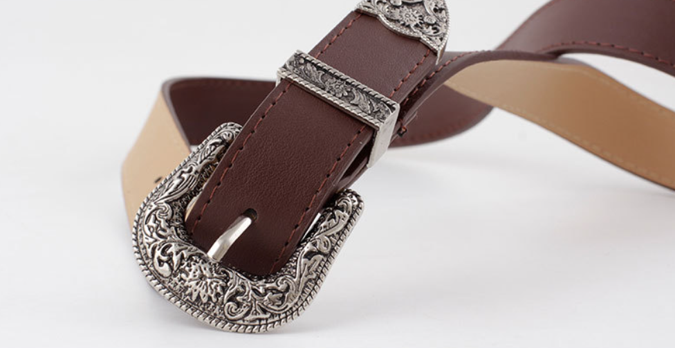 Ravena Embossed Buckle Belt