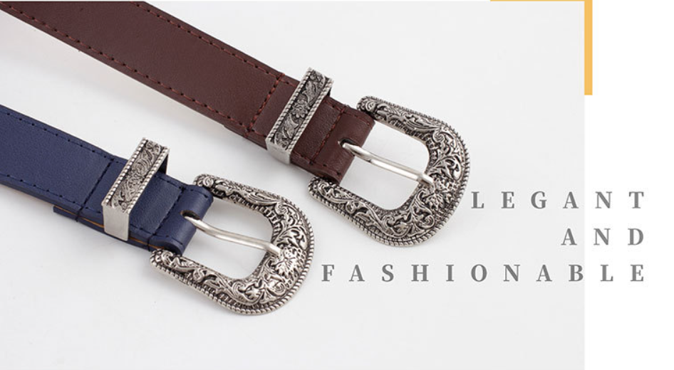 Ravena Embossed Buckle Belt