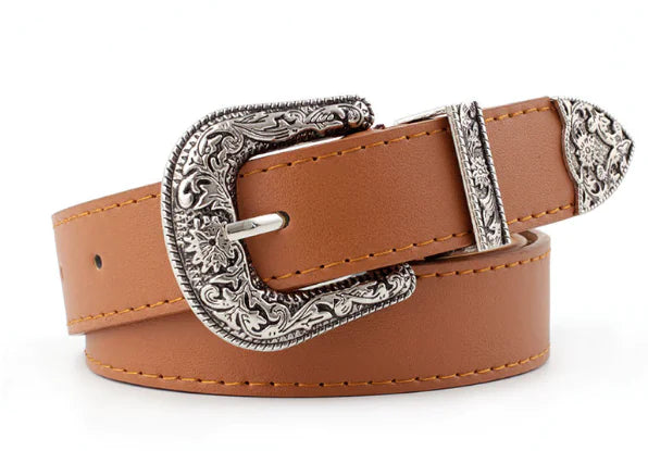 Ravena Embossed Buckle Belt