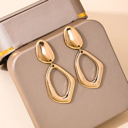 Eloria Oval Drop Earrings