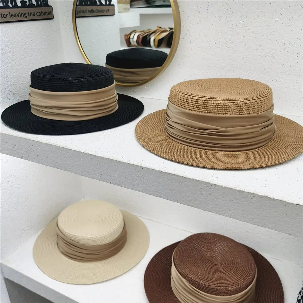 Solene Ribbon Brim Hat