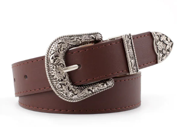 Ravena Embossed Buckle Belt