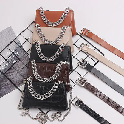 Moonlink Convertible Chain Belt Bag