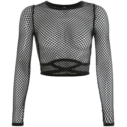 Nightmesh Crop Top