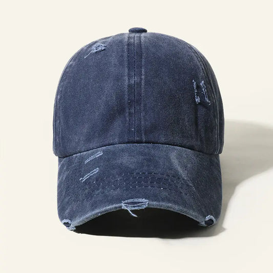 Indigo Edge Washed Baseball Cap