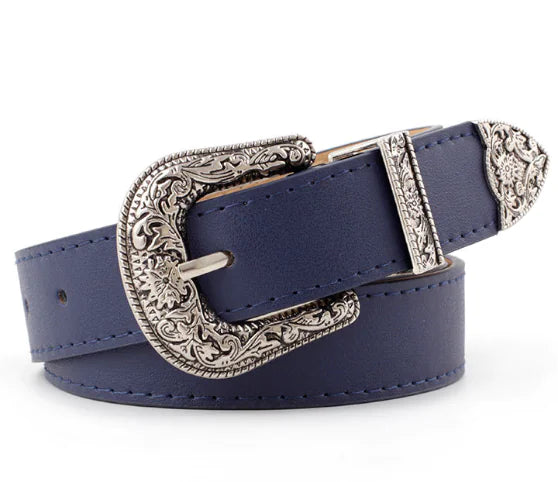 Ravena Embossed Buckle Belt