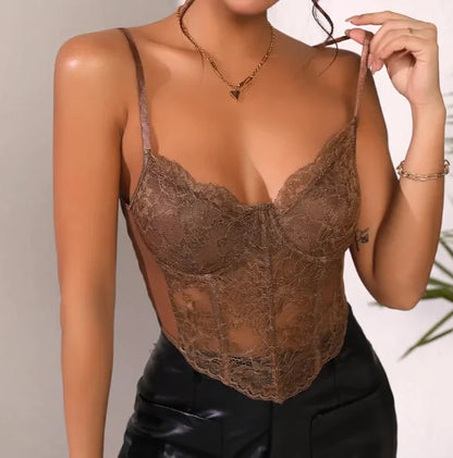 Moonlace Sculpted Lace Corset Top