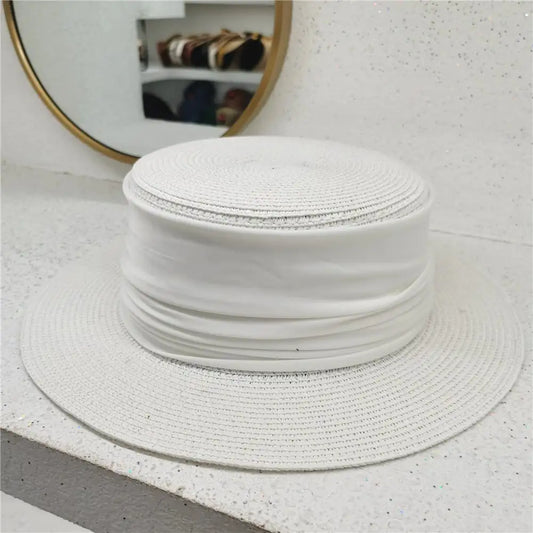 Solene Ribbon Brim Hat