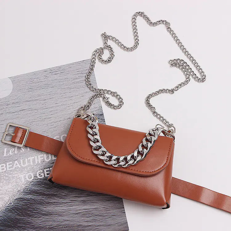Moonlink Convertible Chain Belt Bag