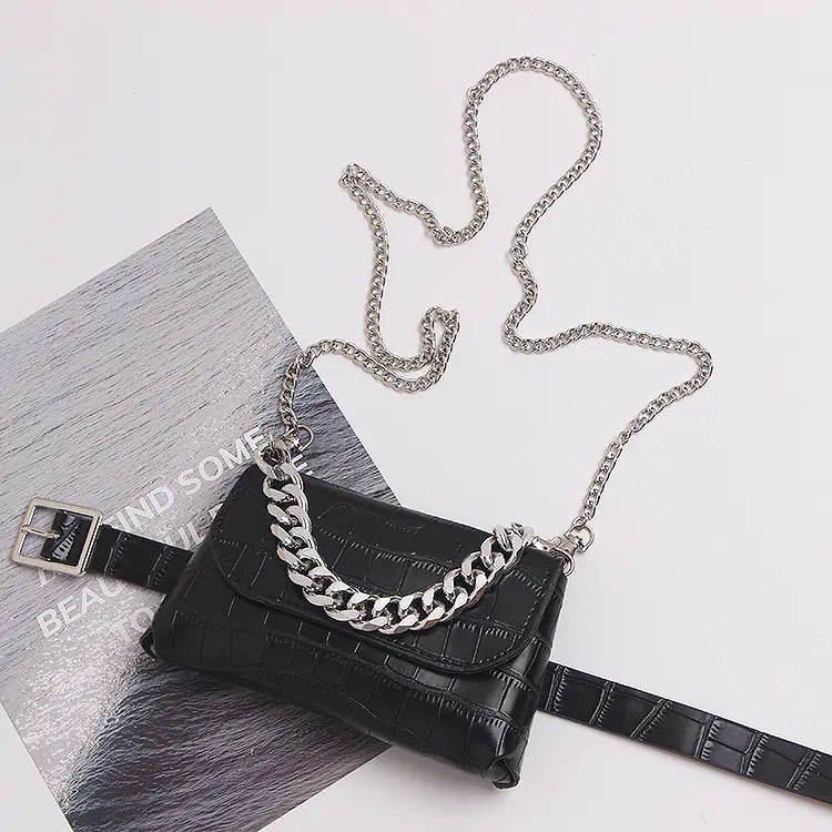 Moonlink Convertible Chain Belt Bag