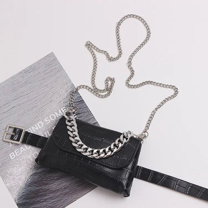 Moonlink Convertible Chain Belt Bag