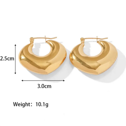 LustréForm Earrings – OroTide Hoop